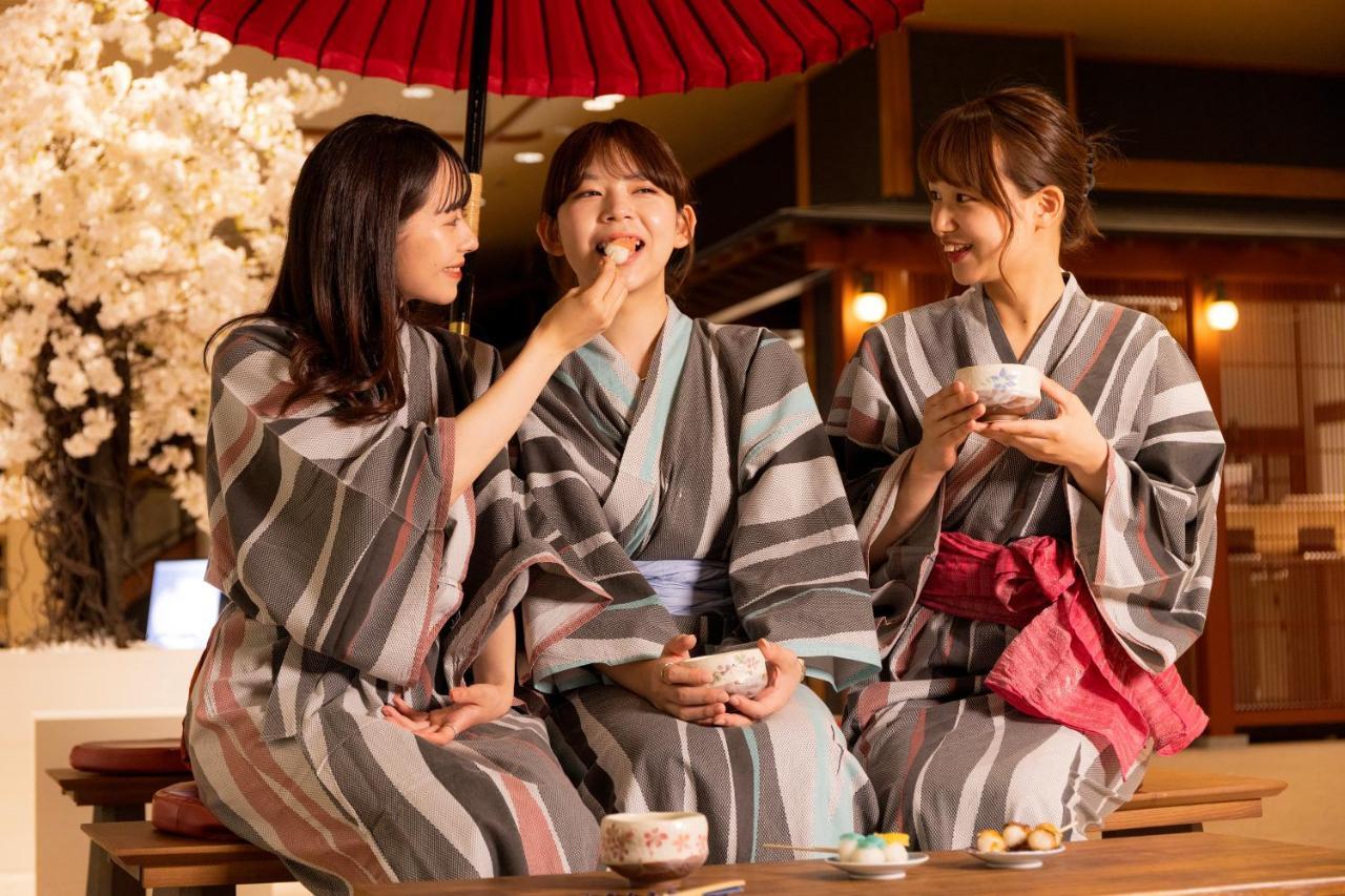 Yamanakaonsen Ohanami Kyubei Kaga  Zewnętrze zdjęcie