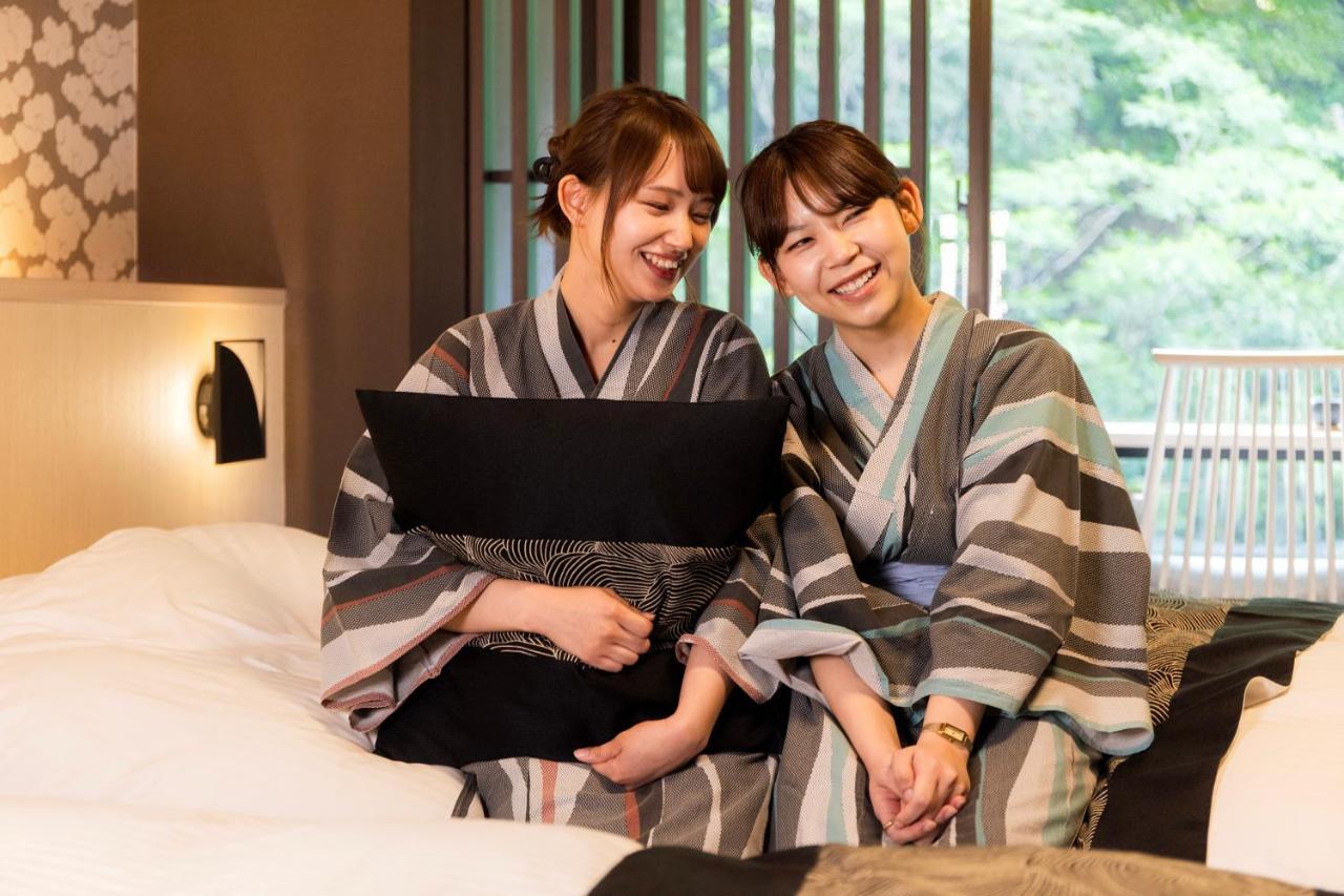 Yamanakaonsen Ohanami Kyubei Kaga  Zewnętrze zdjęcie